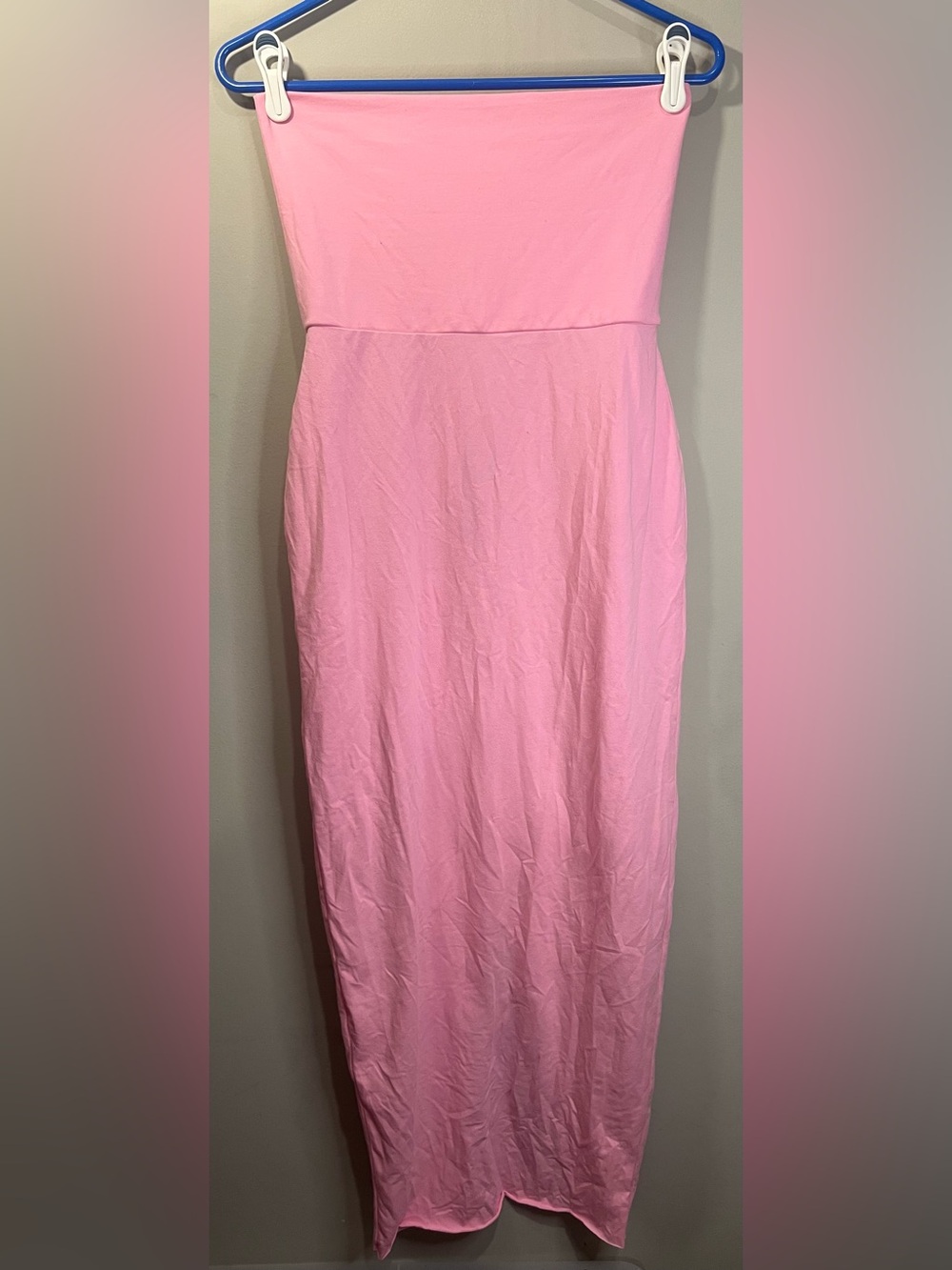 SKIMS Pink Maxi Skirt